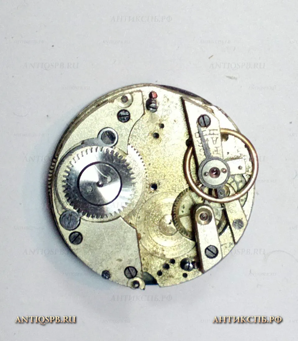 Часы наручные "Mole". Металл серебристого цвета. ХХ век. №17195.5